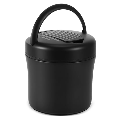 Miawtro 1.2 L Thermobehälter Für Essen,Warmhaltebehälter Essen Aus Edelstahl 304 Mit Fach, Das Als Schüssel Genutzt Werden Kann,Thermobehälter Mit Deckel Und Löffel,Zum Warmhalten Von Speisen