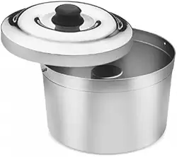 Forma Pudim 22 Com Tampa - Alumínio