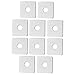 KICHOUSE 20pcs Square Washers Flat Plate Washers for Industrial Use for Automotive and Household Applications