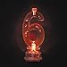 Blue Plastic Number 6 Flashing Candle Holder With Birthday Candle Set - 1 Set - Elegant, Eye-catching & Durable - Perfect Cake Topper For Birthday Celebrations