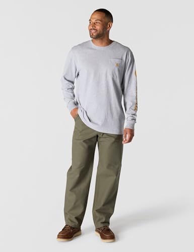 Carhartt Men's Loose Fit Heavyweight Long-Sleeve Pocket Dog Graphic T-Shirt4