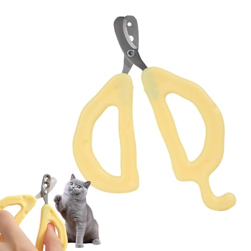 Katzen-Nagelschneider, Nagelknipser für Katzen – Edelstahl, professionelles Pflegewerkzeug, Anti-Bluten und Anti-Verletzungen, Nagelknipser für Katzen und Kätzchen