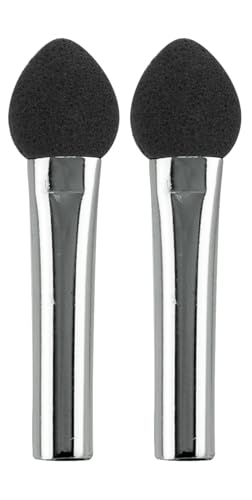 Beter – Pincel de maquillaje de ojos aplicador de sombra, esponja de látex, 2 aplicadores de recambio - imagen 2