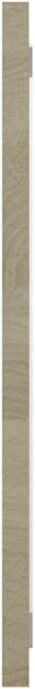 Modern Bathroom Vanity Mirror Sonoma Oak 35.4" Wall-Mounted Engineered Wood Cabinet with Acrylic for Small Spaces Corner Bathroom Sink Storage