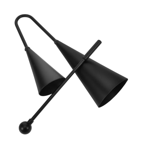 SUPVOX Double-ended Metal Cowbell for Boys and Girls Percussion Instrument to Use for Beginners Professionals