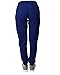 Green Town Scrubs for Women Scrub Set - Jogger Pant and V-Neck Top, 6 Pockets, Easy Care Uniforms-Navy/Indigo-Large