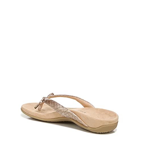 Image of Vionic Women's Rest Bella Toe Post Sandal- Supportive Ladies Orthotic Sandals that include Three Zone Comfort with Arch Support- Flip Flop for Ladies, Medium and Wide Width Size 5-12