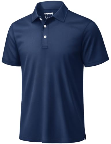 TACVASEN Dry Fit Golf Polo