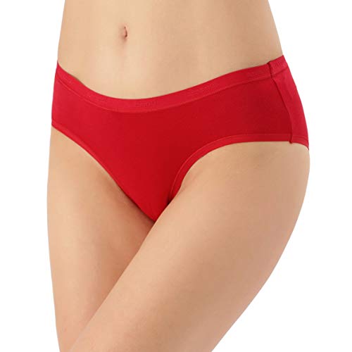 Image of Amante Solid Cotton Low Rise Hipster Panty Pack(Pack of 3)