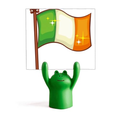 Porte-mémo drapeau irlandais cadeau invité Saint-Patrick