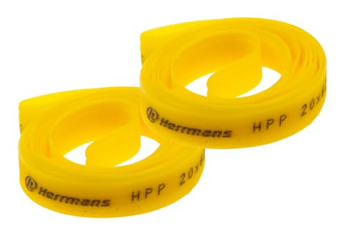 Generisch 2 Stück 28 Zoll Felgen Band HPP bis 8 bar 20/622-635 Rime Tape gelb