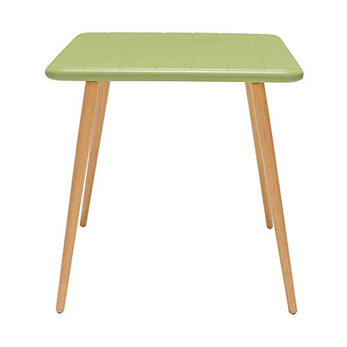 Armen Living Nassau Modern Outdoor Patio Dining Set, 3 Piece, Sage Green And Eucalyptus #TOP5