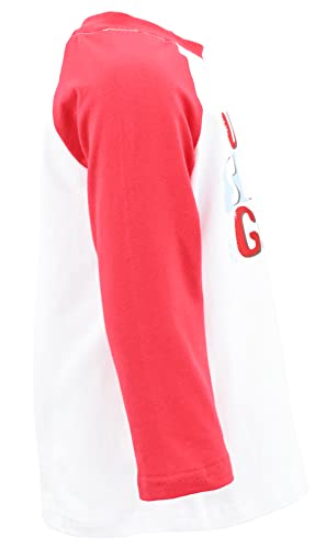 Image of Unique Baby Boys Long Sleeve Raglan Graphic T-Shirt for Toddlers and Kids
