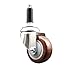 Service Caster Brand 3.5 Inch 316 Stainless Steel Light Duty Expanding Stem Caster Wheel Maroon Polyurethane Wheel and 7/8? Stem ? 300lbs./Caster ? Swivel Caster