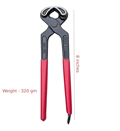 Image of Cobbler Pincer with Nail Puller Set of 1Pcs, 200 Mm, Drop Forged Steel Carpenter Cobbler Pincer Tools Plier For Home Industrial use