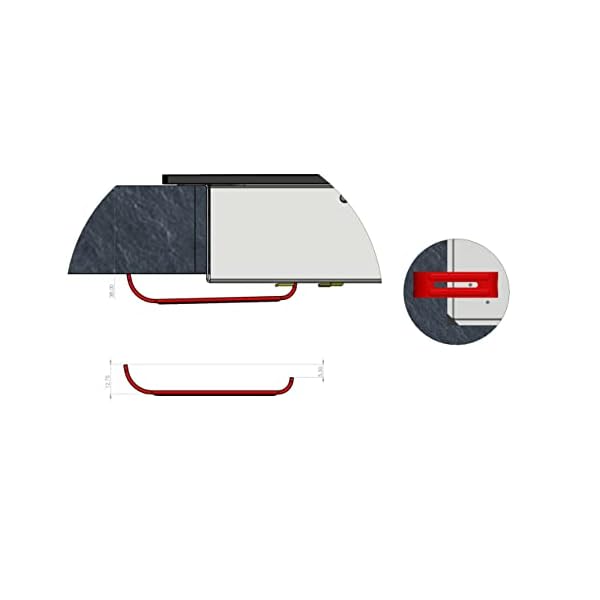 Respekta Einbau-Herdset / 60 L Einbaubackofen mit Glaskeramikkochfeld/Rahmenloses Kochfeld inkl. Zweikreiszone und Bräterzone / HS2200-33 / Energieeffizienzklasse A / 2-teilig – Bild 7