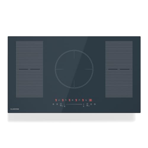 Klarstein Delicatessa 90 Flex Plaque À Induction Encastrable - 5 Zones, 9500 W, Flexzone, Thermoboost, Sensecontrol, Minuterie & Verrouillage Parental,...