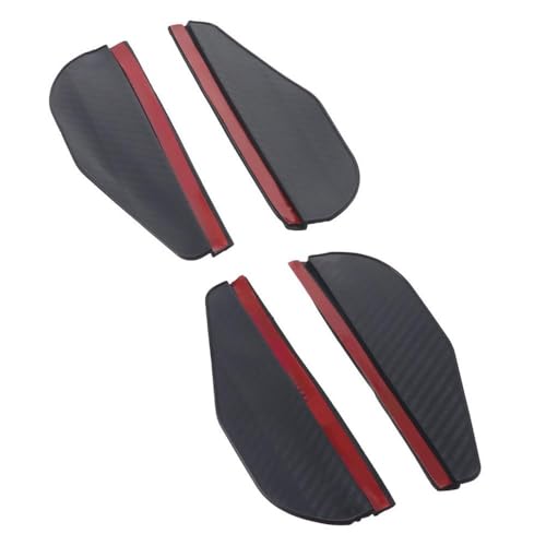 Qicarkey 4個ミラーレインバイザー