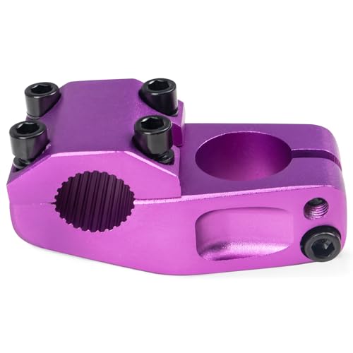 Image of Bike Stem for BMX Bike Aluminum Alloy Fixed Gear Bicycle Stem Matte Purple