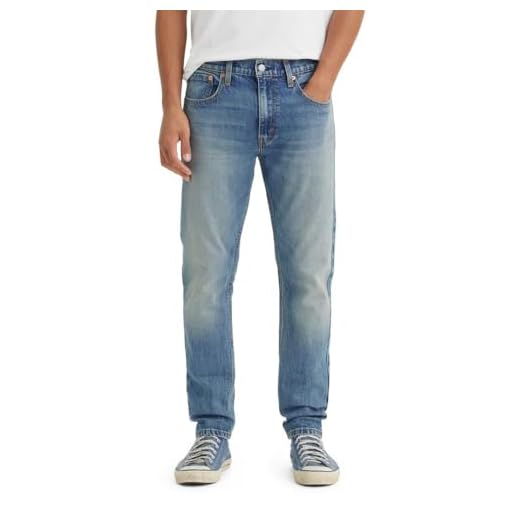 Levi's Calça jeans masculina 512 Slim Taper Fit, Amped Up, 36W / 32L