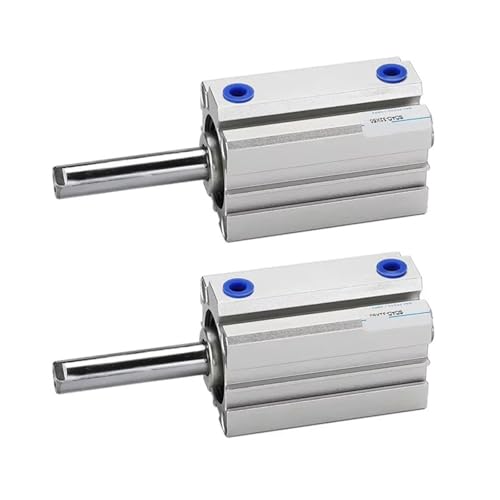 Vérin pneumatique compact SDAD25 cylindre double effet course 10mm - 2