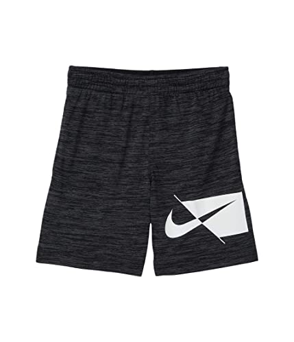 Nike Boy's Dri-FIT Shorts (Little Kids) Black Heather 4 Little Kid