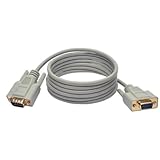 Câble série RS232 9 broches de 1,5 m, connecteur DB9 mâle vers femelle, rallonge RS232 droite, câble MF