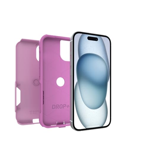 OtterBox iPhone 17e, 16e, 15, 14, & 13 Commuter Series Case - Run Wildflower (Pink), Slim & Tough, Pocket-Friendly, with Port Protection by OtterBox - Used condition - Image 4