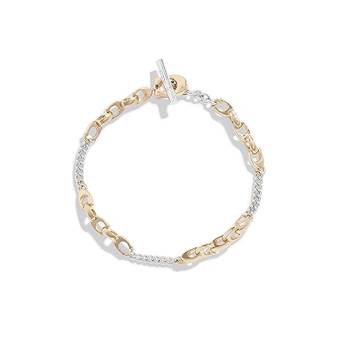 Coach Women's Signature Mixed Chain Bracelet2