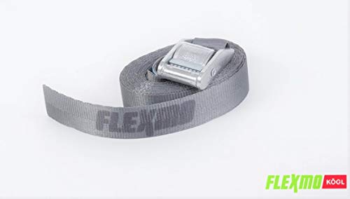 FLEXMO | Spanngurte Set mit Klemmschloss | 14 Stück | 3,5m lang | 25mm breit | 350 daN | Befestigungsriemen | Zurrgurte in Profi-Qualität von Kögl – Bild 3