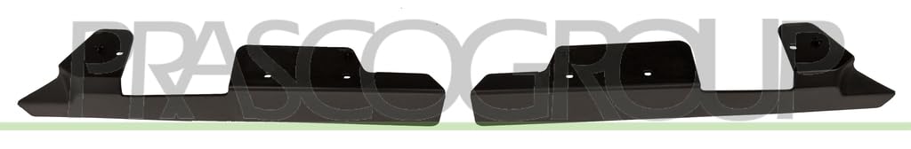 Prasco Schwarz - Rn4281006 - Renault - Megane - Mod. 03/14-02/16 - Satz Anpasunghaltern Spoiler Stosstange Vorne-(Rechts Und Links)