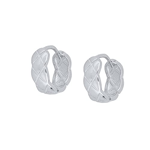 Boucle d'oreille cerceau anti-allergie au zircon pour en finir avec les lobes douloureux