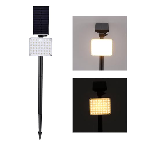 Focos solares LED impermeables con dos ajustes de brillo CHICIRIS para jardín 5