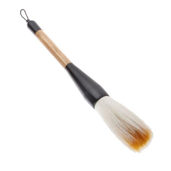3xWolf & Goat Hair Short Bamboo Shaft Chinese Writing Brush Calligraphy Brush-image-23