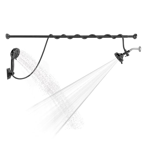 Tandem Shower - High Pressure Double Shower Head for Couple, Adju...