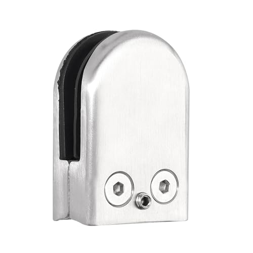 Abrazaderas de vidrio en acero inoxidable 304 con acabado pulido elegante para ventanas 7