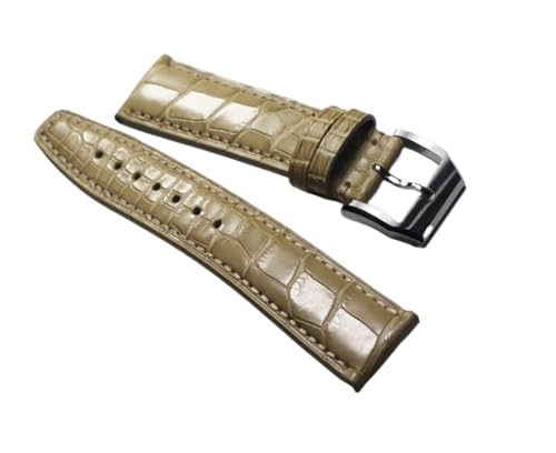 Correas de reloj hechas a mano de cocodrilo con acabado vintage retro