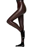 Nur Die Leggings in Leder Optik Relax und Go Kunstleder High Waist Treggings mit weicher Innenseite und Bund Damen