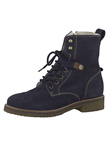 Tamaris 1-1-25249-23, Stivali Combat Donna, Blu