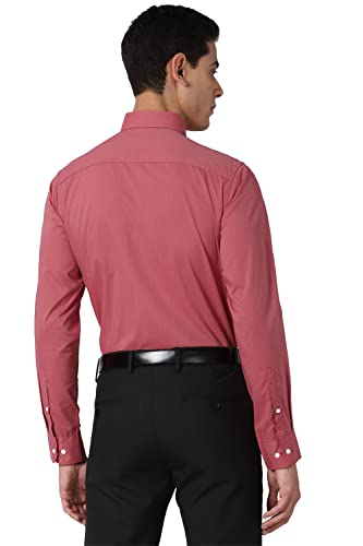 Image of Peter England Men's Printed Slim Fit Formal Shirt