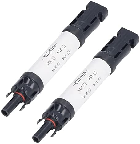 Solar Pv Connectors Set Built In Photovoltaic Ip68 1000V Controllers 2Sets with Connector Adapter Connector Adaptor Solar Wind Power Parts Accessories (30A)