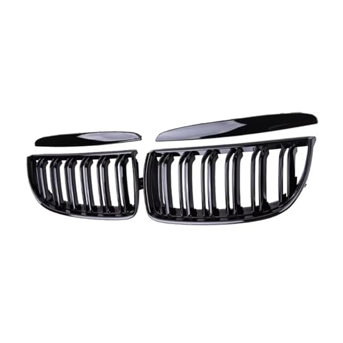 Rejilla delantera negro mate para BMW Serie 3 E90 E91 de 2005 a 2008 2