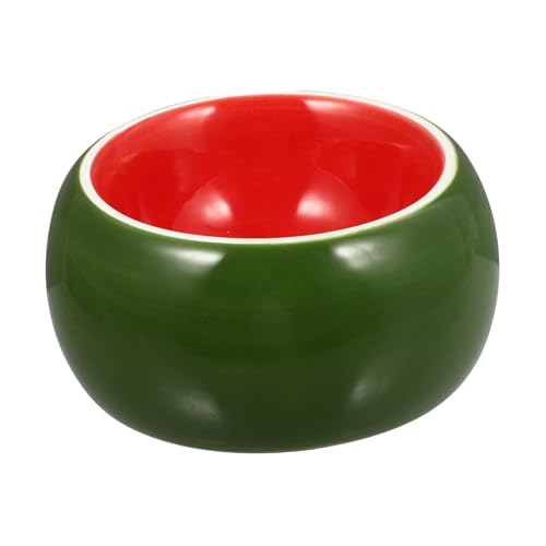 Outanaya 陶瓷ハムスターフードボウル 滑らか表面で掃除簡単 食い防止設計 小動物用給餌器 ペット用フードホルダー