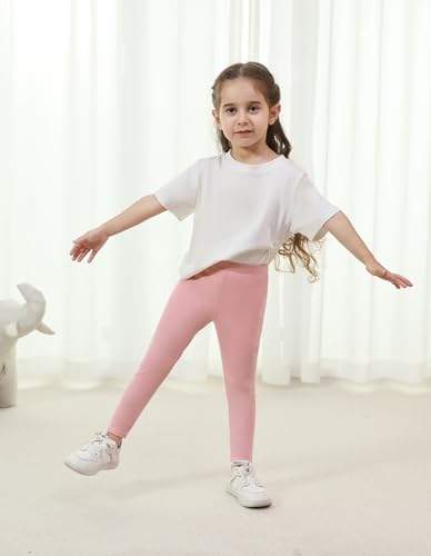 Baby Girls Toddlers Leggings Girl Basic Solid Pants Little Kids Bottoms Everyday Toddler Pull On Outfits4