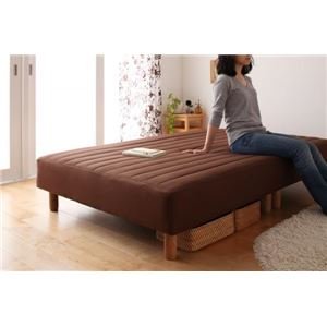 Amazon｜脚付きマットレスベッド シングル 脚15cm ローズピンク カバー