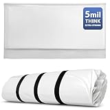 Memory Foam Mattress Vacuum Bag, Heavy-Duty Mattress Storage Bag for Moving and Transport, Mattress Compression Bag with Straps & Dual-Zip Seal (Twin/Twin XL)