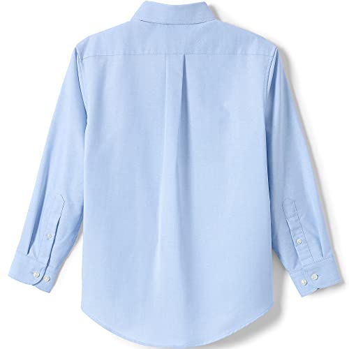 Image of Lands' End School Uniform Boys Long Sleeve Oxford Dress Shirt