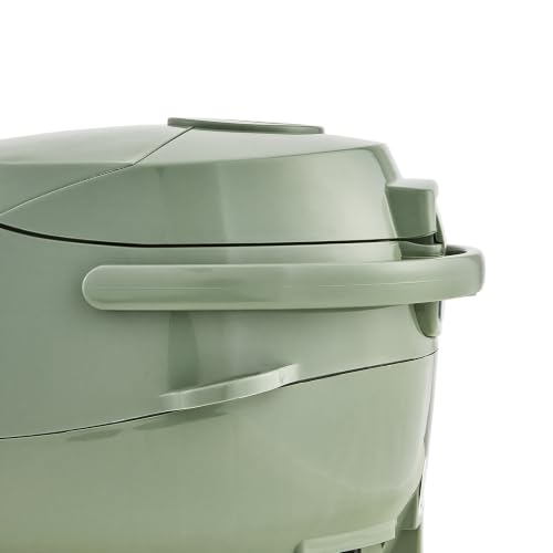 Yum Asia Panda Mini cuiseur à riz avec bol en céramique Ninja et logique floue avancée (3,5 tasses, 0,63 litre) 4 fonctions de cuisson du riz, 4 fonctions multicuiseur, 220-240V (Vert sauge) - 12