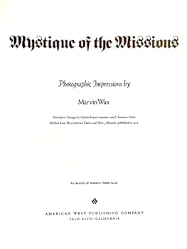 Hardcover Mystique of the Missions Book