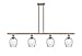 Innovations Lighting 516-4I-AC-G292 Salina 3 Light Island Light Part of The Ballston Collection